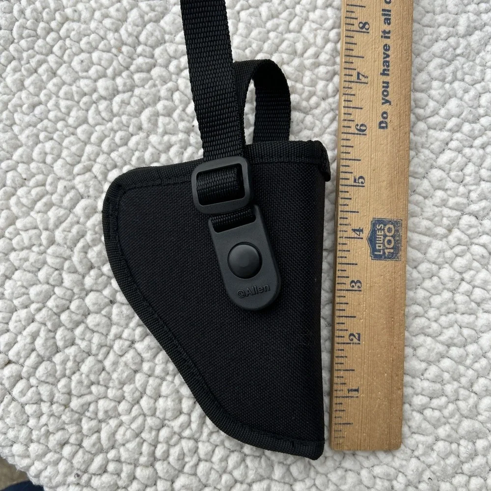 Allen Company Size 00 Ambidextrous Belt Holster Black Nylon Sm Frame Snap Clip
